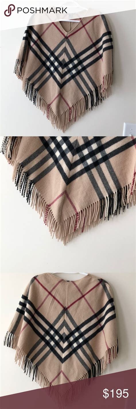 how to authentic burberry poncho